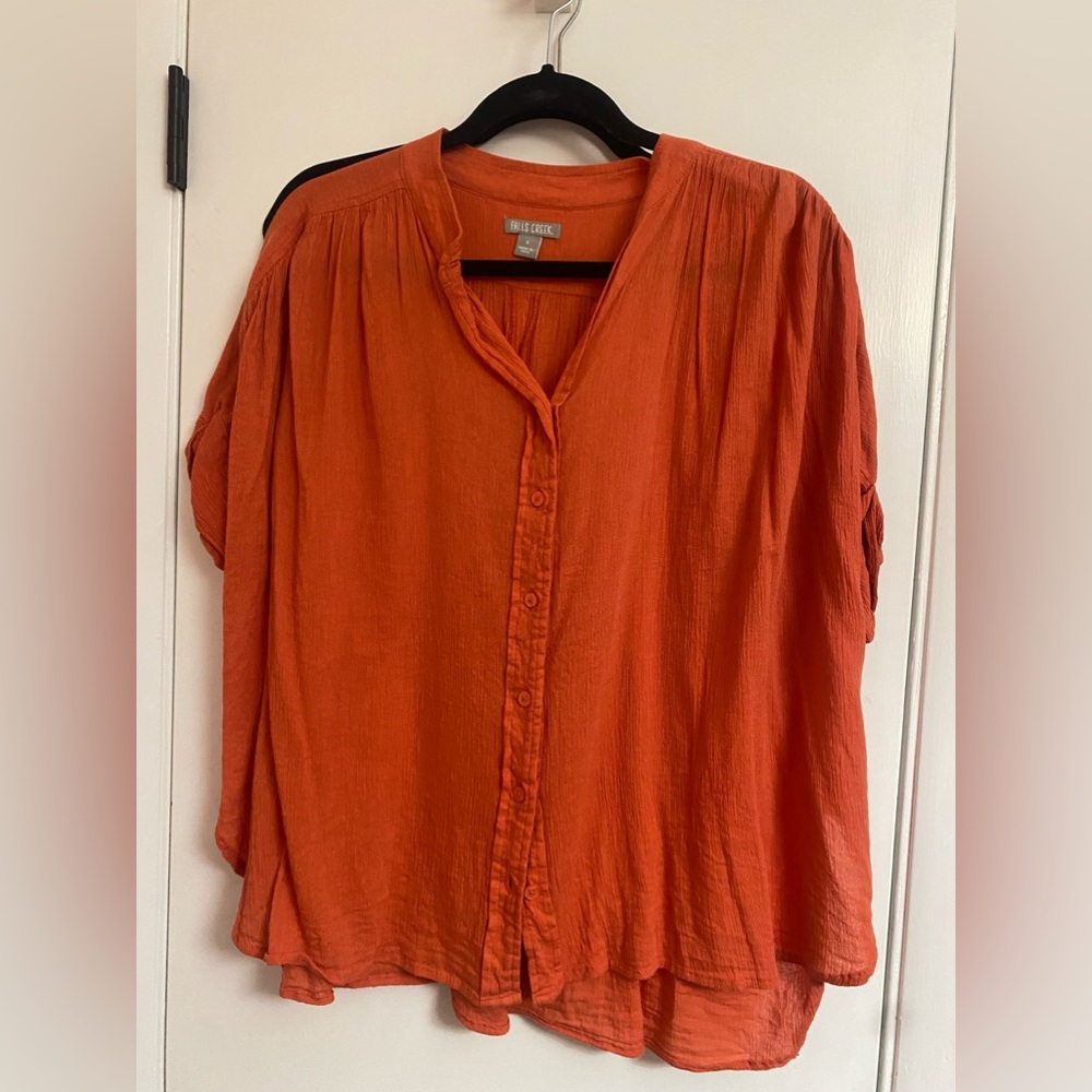 Oversized Falls Creek Flowy Short Sleeve